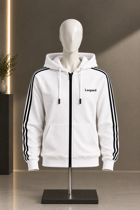 Leopard Rib Track Jacket Women