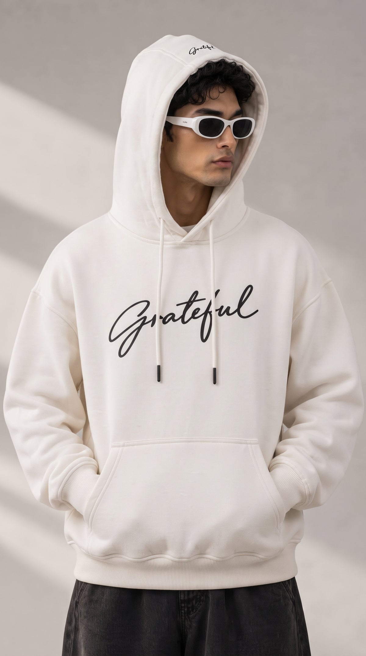 Grateful Oversized Hoodie Men
