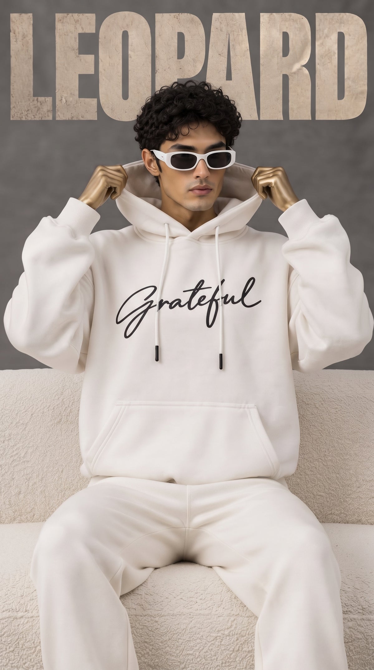 Grateful Oversized Hoodie Men