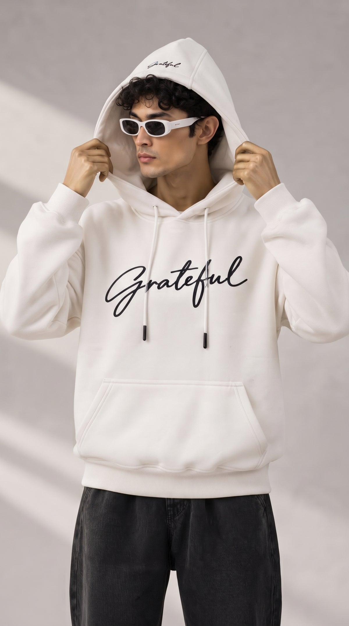 Grateful Oversized Hoodie Men