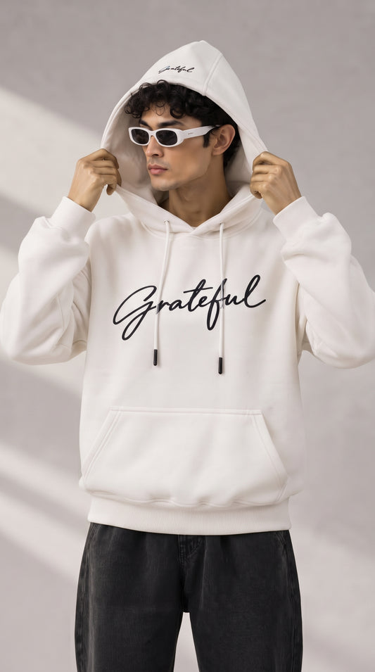 Grateful Oversized Hoodie Men